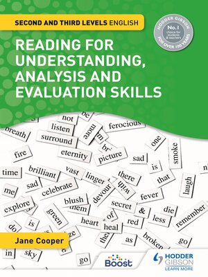 cover image of Reading for Understanding, Analysis and Evaluation Skills